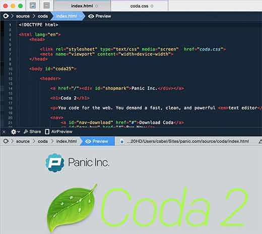 html php editor for mac